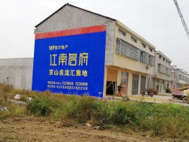 宝丰农村墙体广告在不同形式上面展现的不同特色