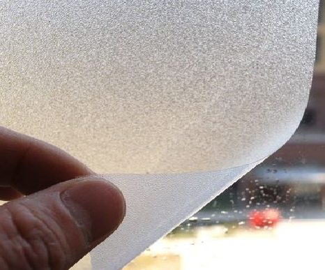 宝丰玻璃门外面粘广告用什么材料好？